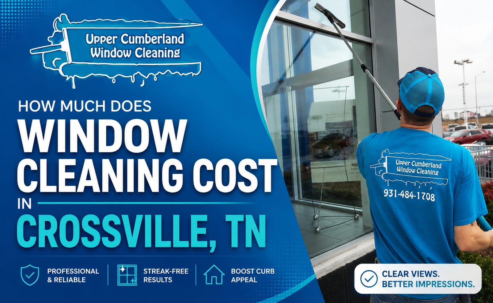 Window Cleaning Cost in Crossville TN